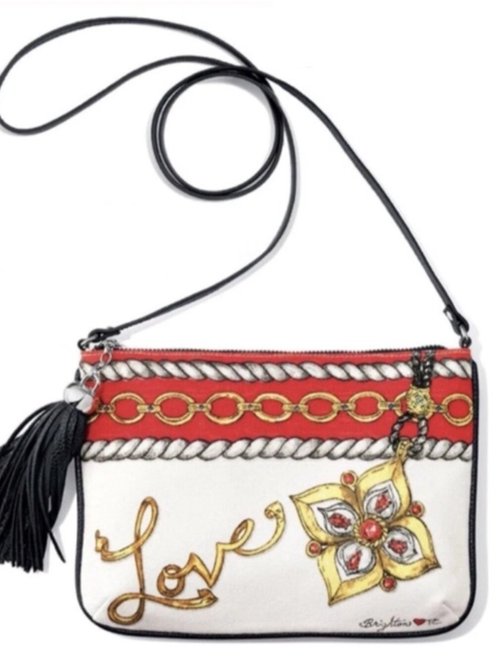 The Brighton Glitter and Go Pouch Crossbody